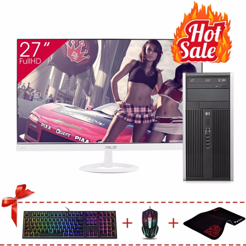Combo Máy tính đồng bộ HP 6300 Pro MT + Màn hình ASUS 27inch Full Viền (Core I7 3770, Ram 16GB, HDD 2TB) + Quà Tặng | BigBuy360 - bigbuy360.vn