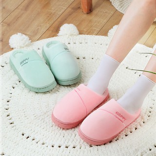 Dép bông đi trong nhà đế 2 lớp chống trơn trượt