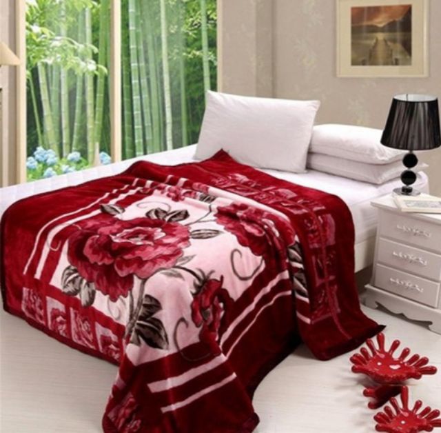 Mền Nhung 2 lớp 1m7 x 2m - Mền 3kg - Chăn Ga Gối Nệm | Shopee Việt Nam