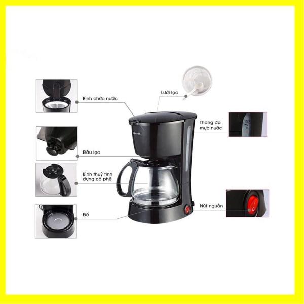 Máy Pha Cà Phê Đa Năng B 🐻, Máy Pha Trà, Máy Ép Cafe _ Espresso  KFJ-403_Dung Tích 600ml_Bảo Hành 1 Năm