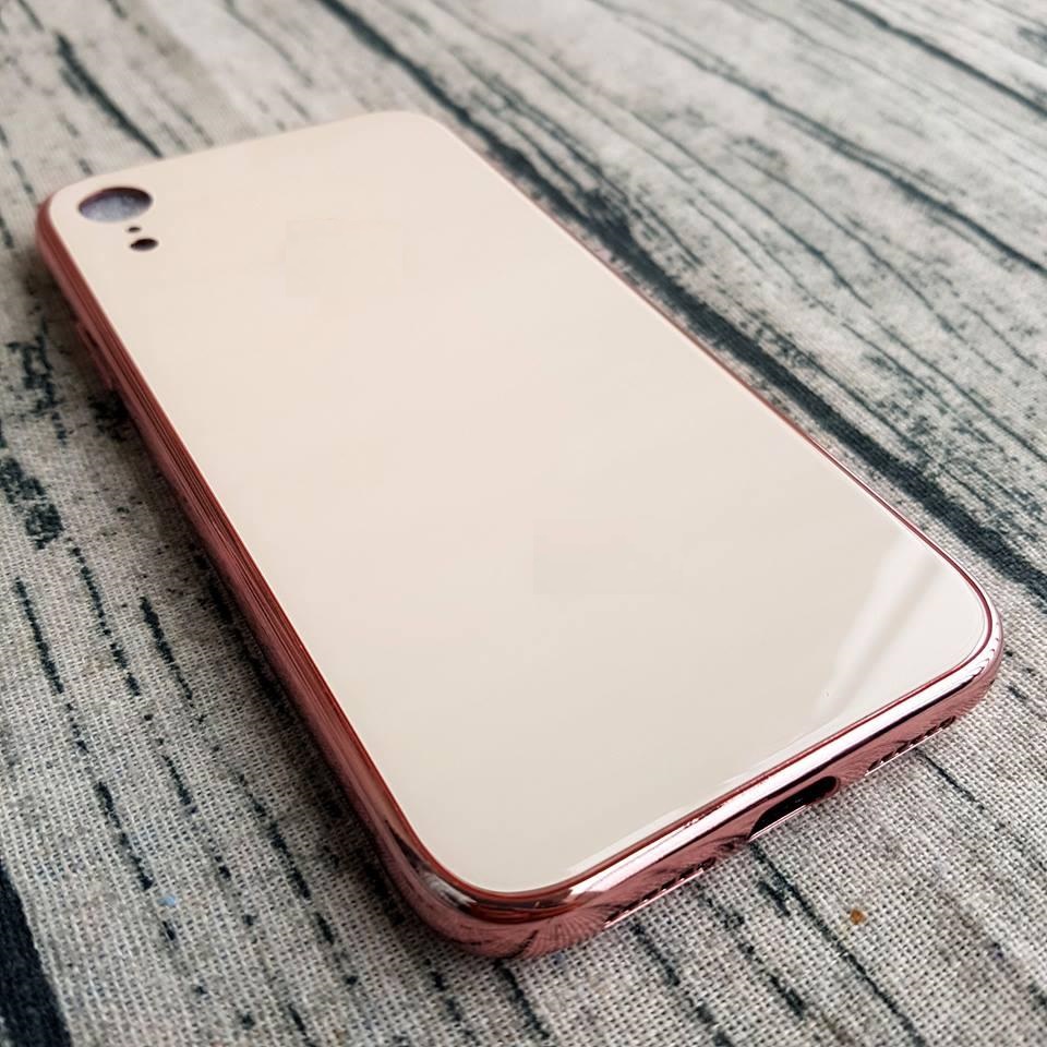 Ốp Lưng Kính Viền Silicon Cho iPhone X/ Xs/ XR/ Xs Max, Ốp Lưng iPhone X Kính Cường Lực Siêu Đẹp