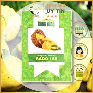 Hạt giống Bí Đĩa Bay Vàng Rado 168 Sai Quả 1gr
