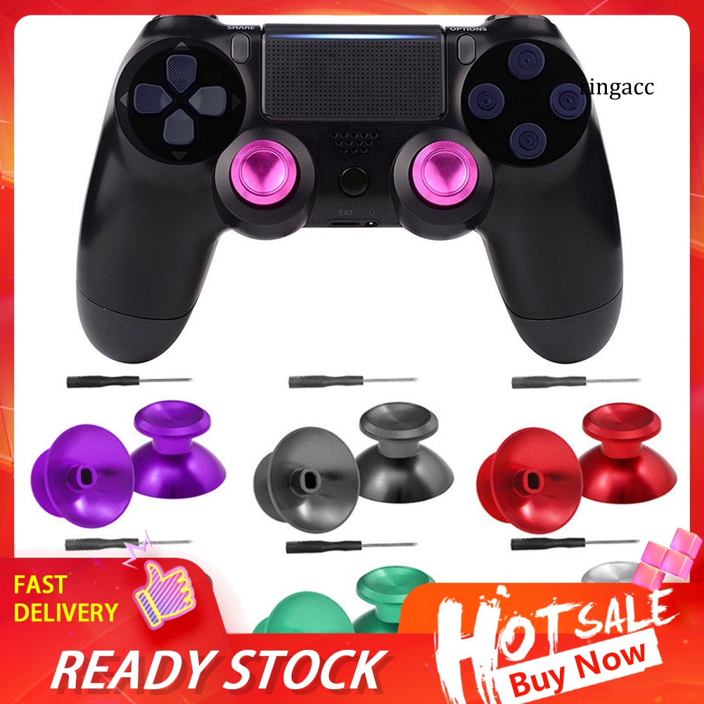 Cặp nắp cần điều khiển bằng hợp kim nhôm cho Sony Ps4