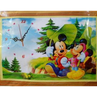 Tranh thêu 3d đồng hồ 8616