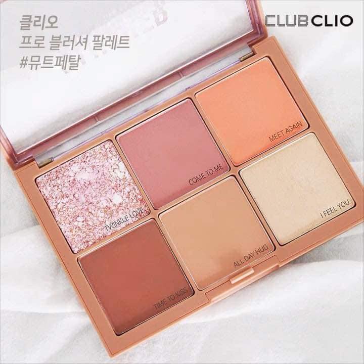 BẢNG PHẤN MÁ HỒNG CLIO PRO BLUSHER PALETTE CHÍNH HÃNG - 10744