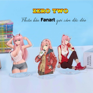 Mô hình standee Zero Two anime DARLING in the FRANXX in UV giá rẻ