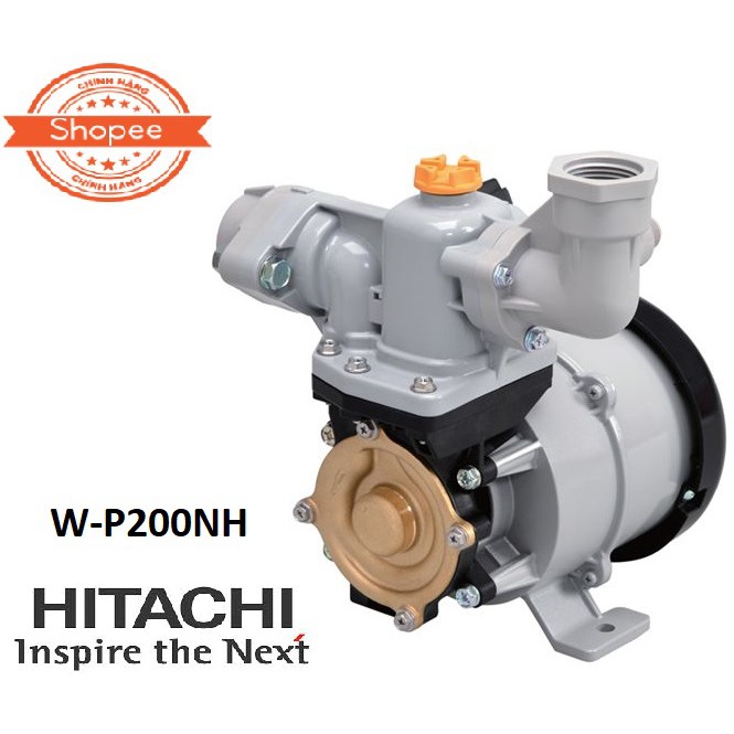 MÁY BƠM NƯỚC HITACHI W-P200NH / 200W, MADE IN THAILAN, BẢO HÀNH 36 THÁNG