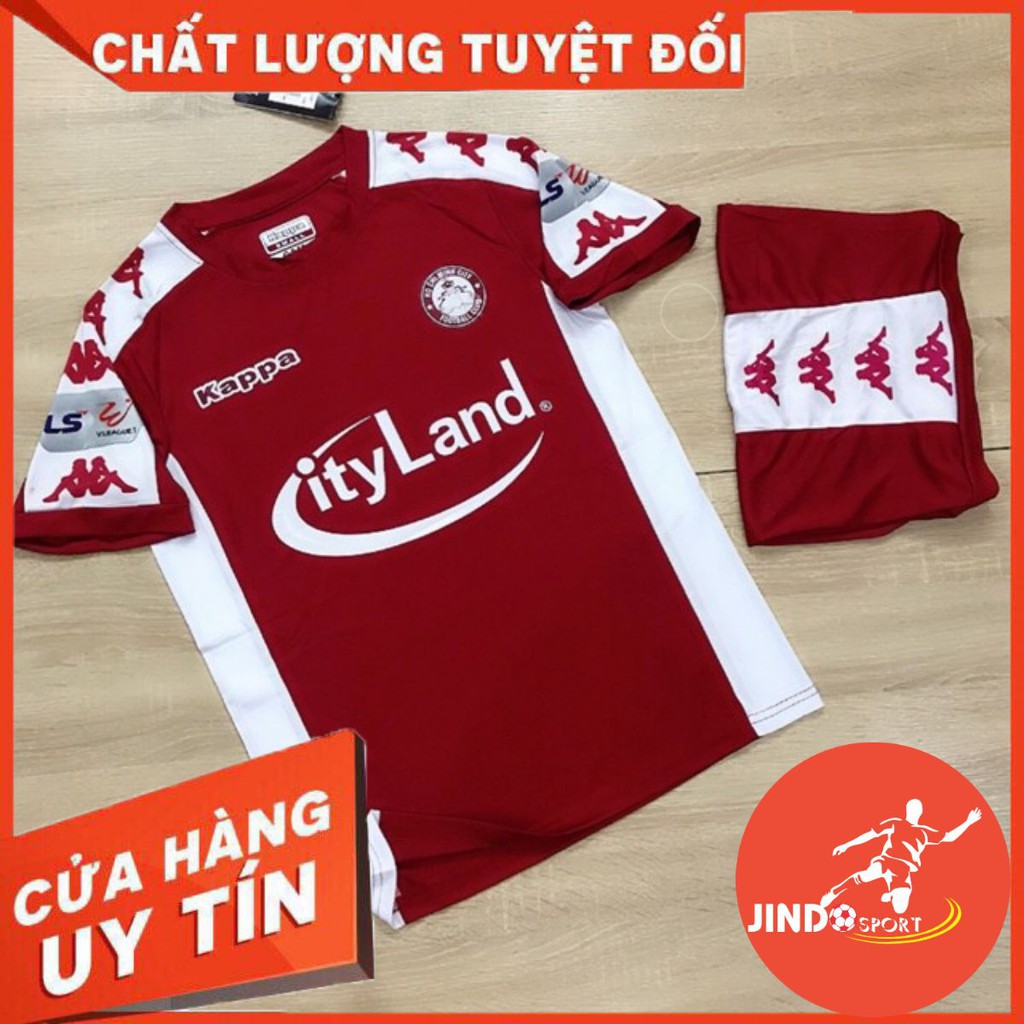 HOT: ÁO BÓNG ĐÁ CLB TP HỒ CHÍ MINH [ CÔNG PHƯỢNG] 2020 THUN LẠNH CAO CẤP MẪU ĐỎ