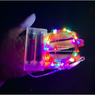 Đèn Đom Đóm 3m (Pin) - Dây đồng - Đủ màu