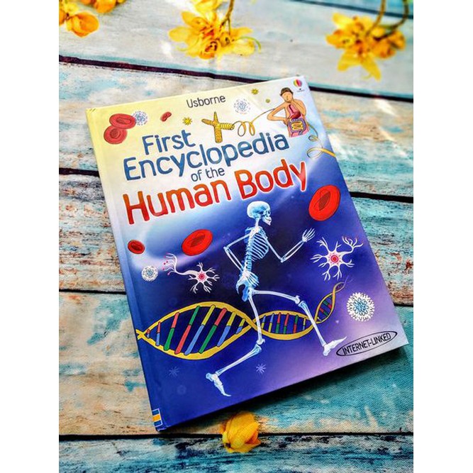 Sách Usborne - Bách khoa toàn thư cho bé 6-8 tuổi 1ST ENCYCLOPEDIA HUMAN BODY