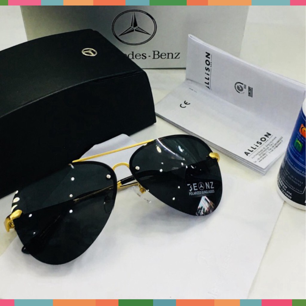 KÍNH MODEL NAM POLARIZED - MERCEDES BENZ HÀNG LOẠI 1 Full Box