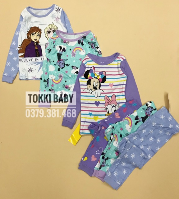 Bộ pijama bé trai bé gái dư xịn (nhiều màu chọn ngẫu nhiên)