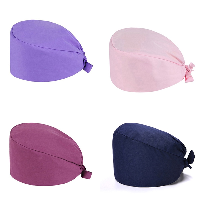 Mũ Phẫu Thuật Vải Cotton Tùy Chỉnh Tiện Dụng Cho Bác Sĩ / Y Tá