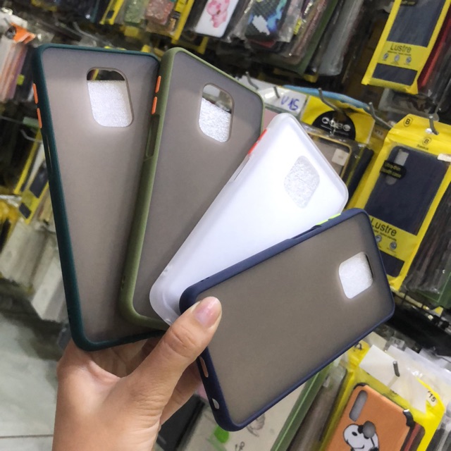 Xiaomi Redmi Note 9S/ Note 9 Pro/ Note 9 Pro Max Ốp lưng viền dẻo nhám mờ