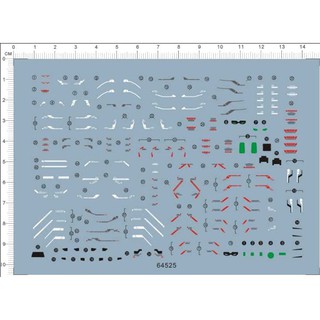 Đồ chơi lắp ráp anime bộ decal mô hình gundam water decal 1/144 rg wing ew