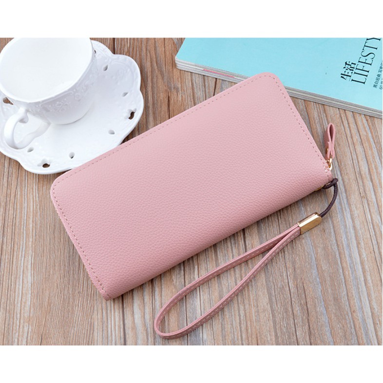 Ví Cầm Tay Nữ Thời Trang Hàn Quốc Hai Ngăn Kéo Lớn Siêu Bền Đẹp KDR-V316