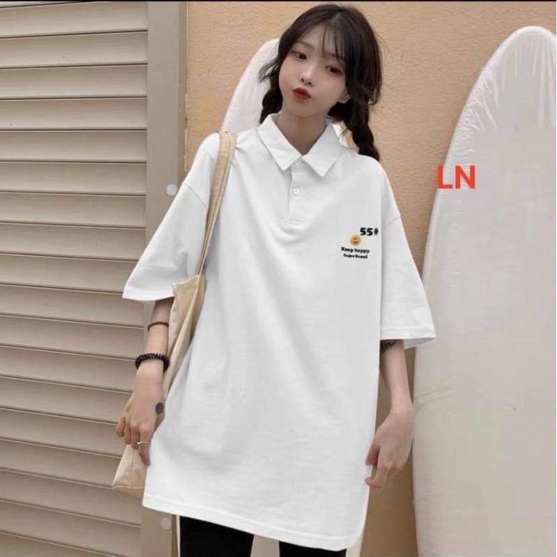 Áo polo mặt cười số 55 LN11