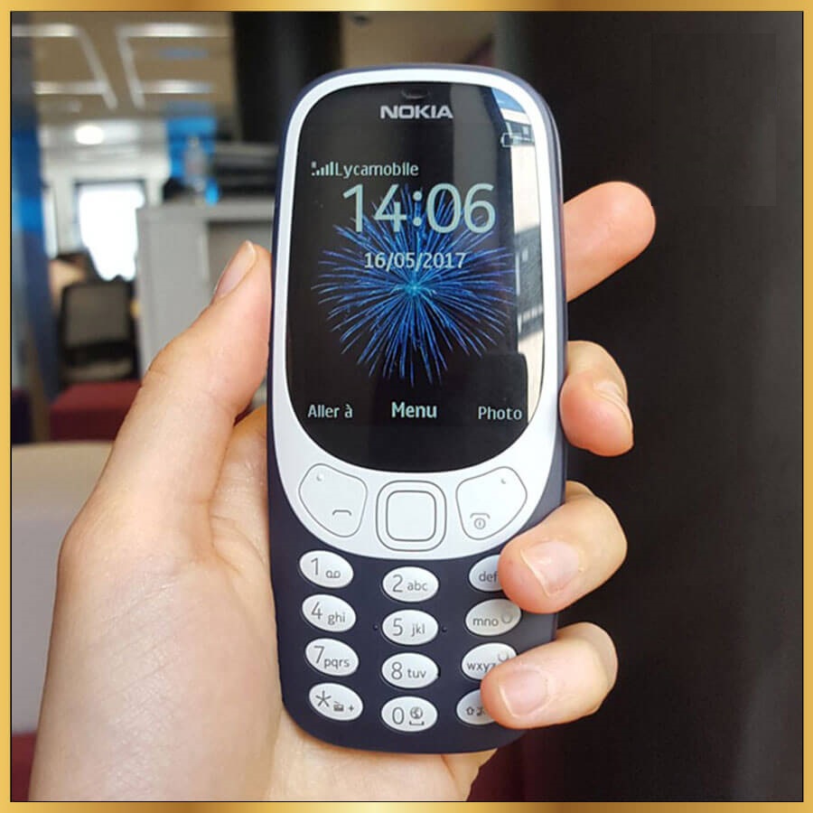 Điện thoại nokia 3310 cổ (2017) chính hãng giá rẻ bền đẹp pin trâu đủ dùng cho nhu cầu cơ bản màu trắng chạy mượt mà