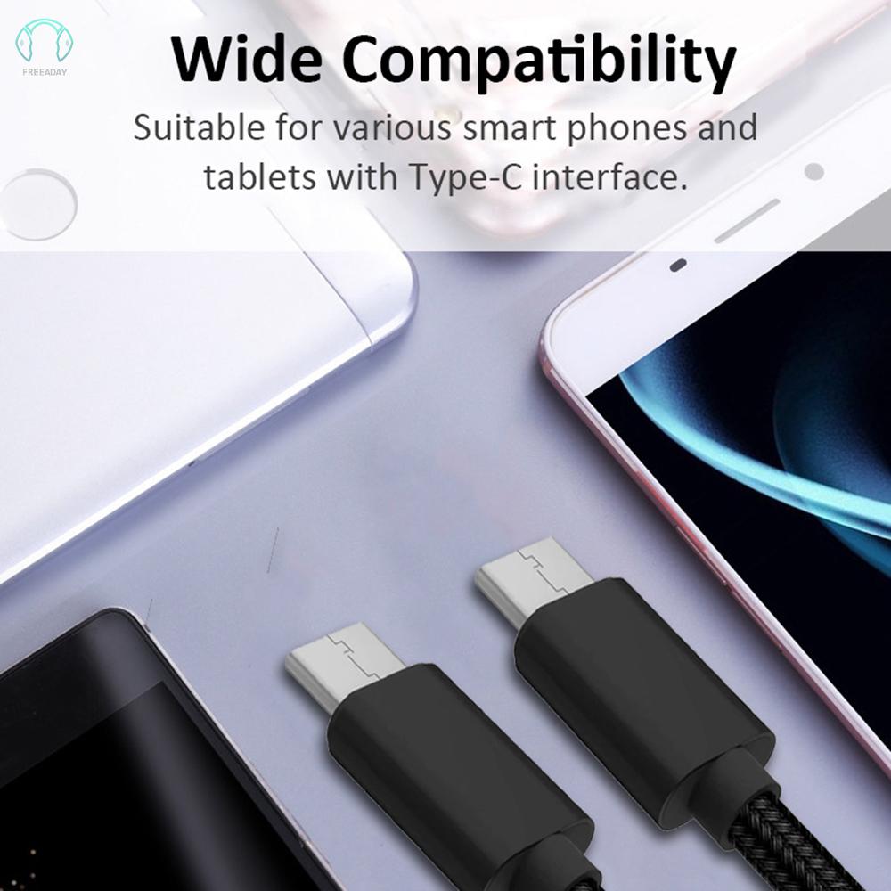 3A Quick Charge Cable for Type-C Devices USB Type C to USB Type C Cable for Samsung Galaxy xiaomi HUAWEI