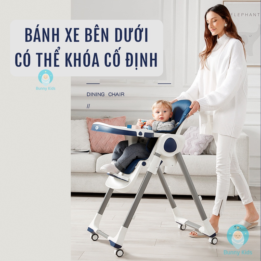 Ghế Ngồi Ăn Dặm Gấp Gọn Ngả Lưng Cho Bé Dòng Cao Cấp BellyBaby