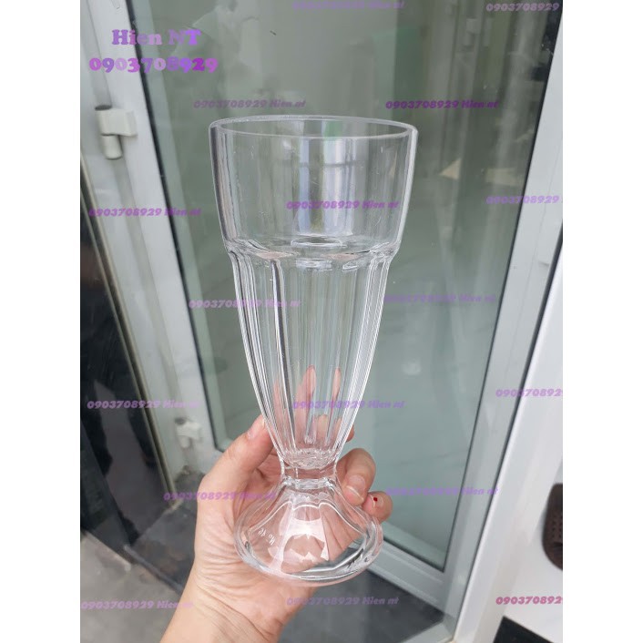 Ly nhựa 330-350ml acrylic trà sữa sinh tố trà sữa hàng loại 1 dày dặn mica - Plastic Glass