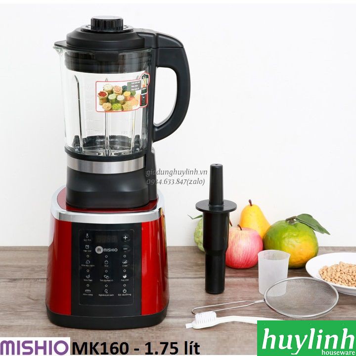 Máy làm sữa hạt, đậu nành Mishio MK160 - 1.75 lít