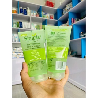 Set sữa rửa mặt và tẩy trang  Simple(có tách lẻ)