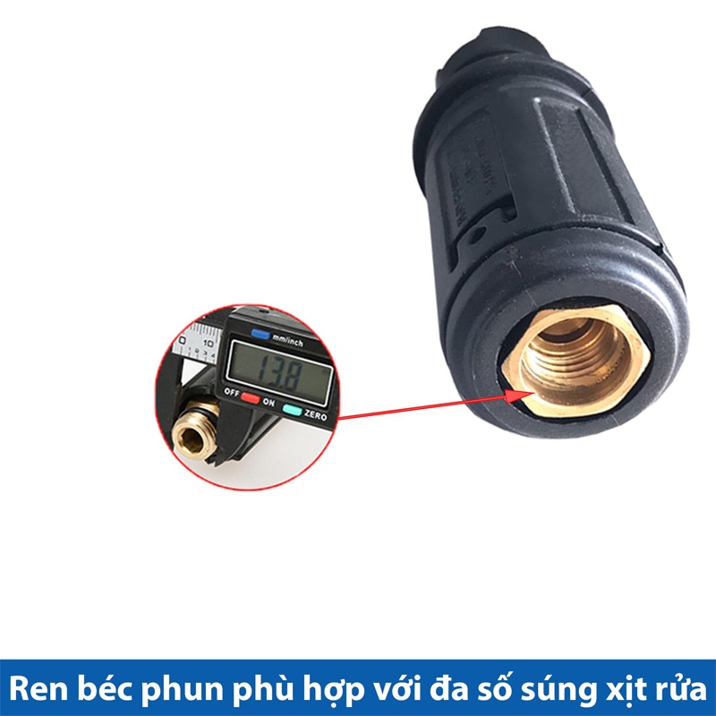 Béc xịt rửa xe SOEASY mỏ vịt xịt rửa xe mini gia đình đầu chỉnh tia nước C0004-31