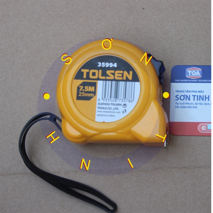 Thước cuộn, thước rút hệ mét 3m 5m 7.5m tolsen 35991 35992 35994