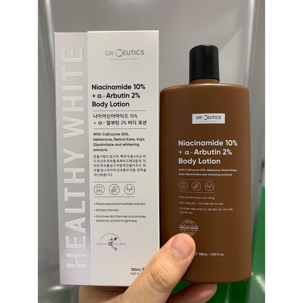 Sữa Dưỡng Thể Trắng Da DrCeutics Body Lotion Healthy White