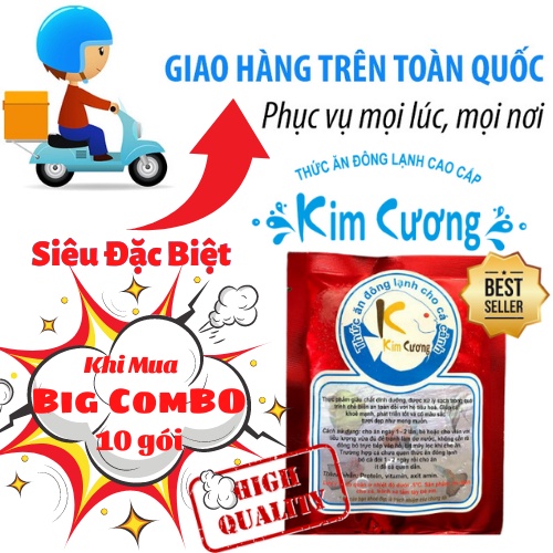 Tim bò KIM CƯƠNG_kích màu [Đỏ]_10gói/1kg_thức ăn chăm sóc cho cá cảnh_an toàn bể cá_thú vui thủy sinh_betta_guppy_7_koi.