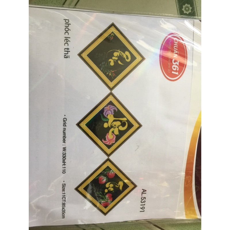 Tranh thêu phúc lộc thọ al53191