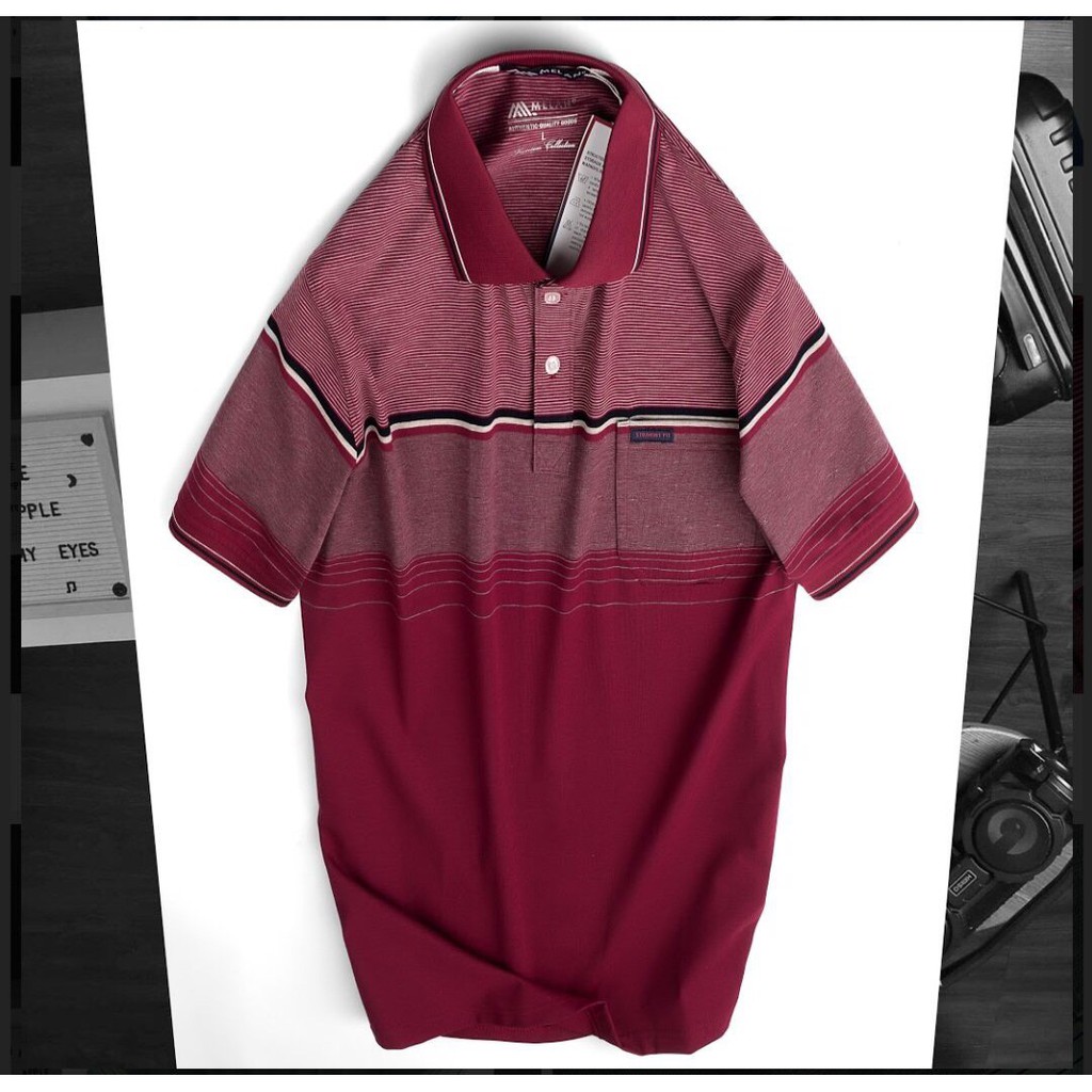 Áo Thun  POLO Nam Lớn Tuổi Có Túi BIG SIZE Áo Thun Nam Có Túi Trung Niên