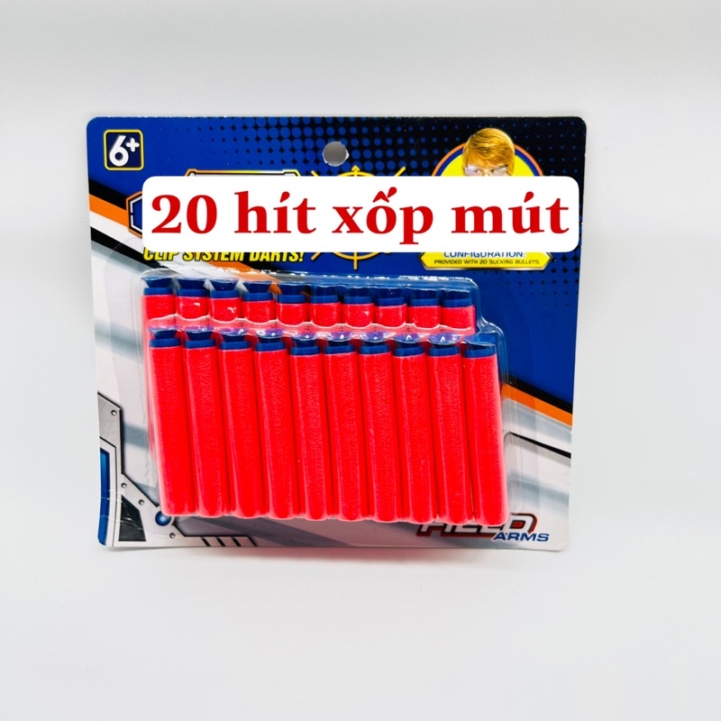Đồ chơi vỉ 20 viên xốp tường cho bé