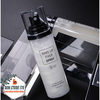 Xịt khóa nền Makeup Star Flash Make Up Spray 8 Hours Wear, Xịt giữ lớp Makeup cố định lớp trang điểm bắt sáng lâu trôi