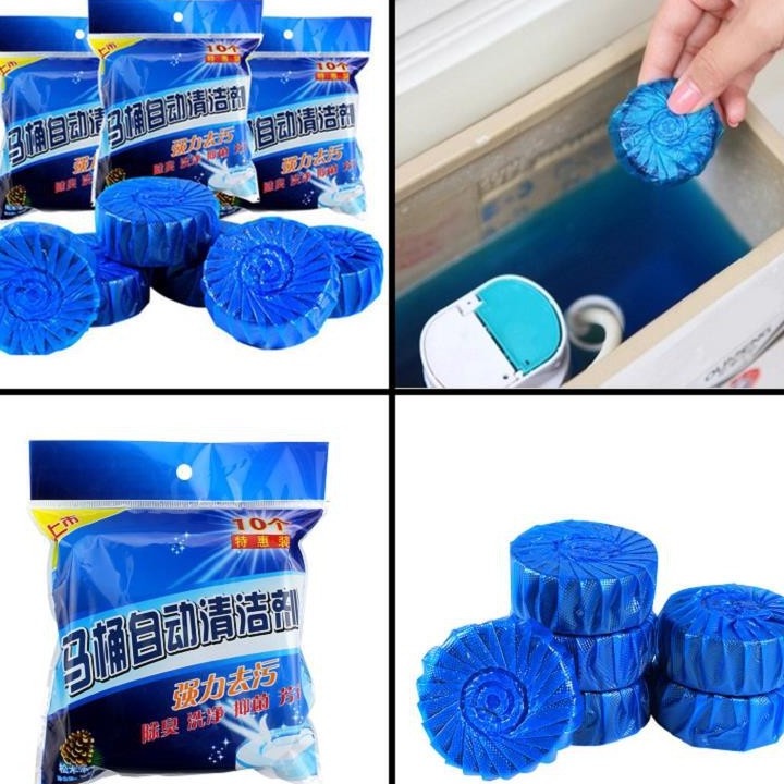 COMBO 50 viên tẩy bồn cầu diệt khuẩn công nghệ Hàn Quốc THAY CHO vi.m ,d.uck ,s.u.mo ,li.x ,gif.t
