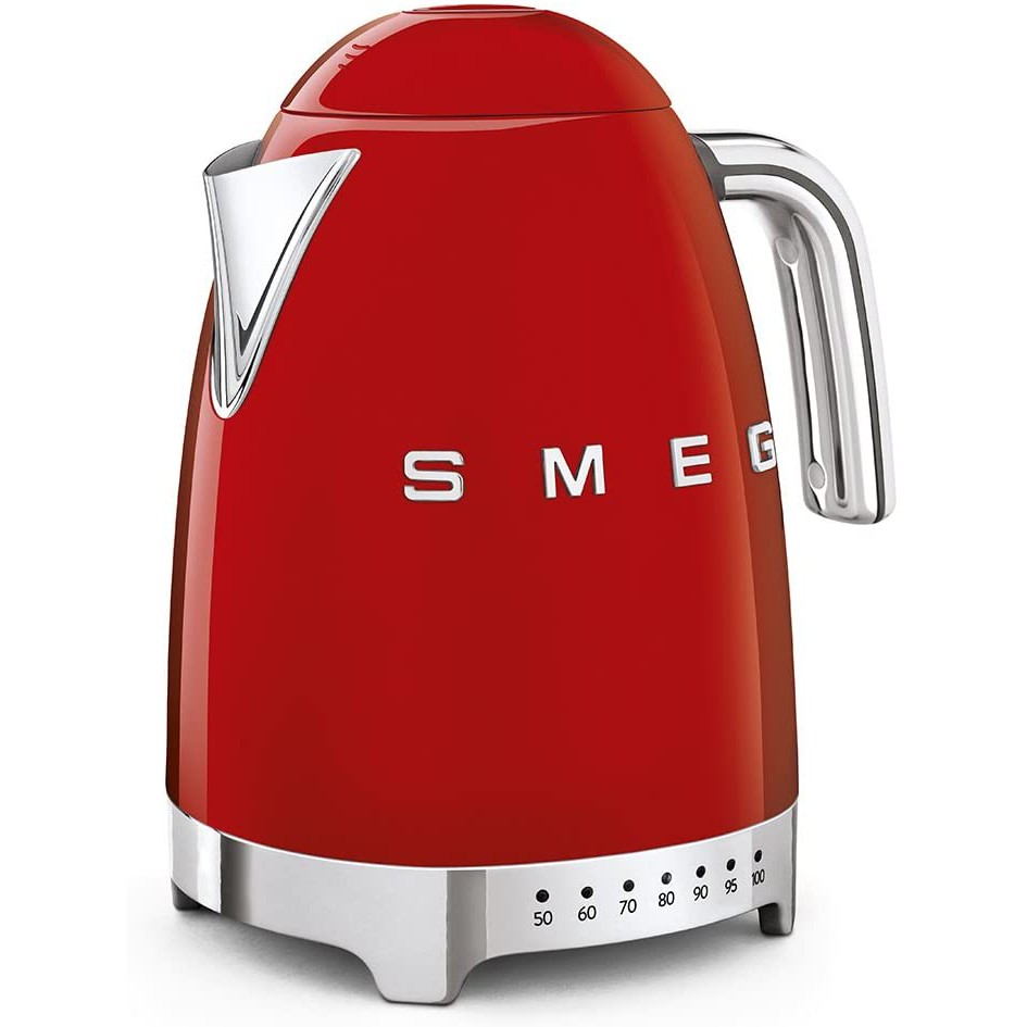 Ấm siêu tốc SMEG KLF04PBEU - ấm đun nước có điều chỉnh nhiệt độ [nhập Đức chính hãng]