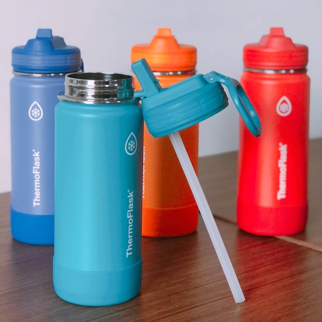Bình giữ nhiệt Thermoflask Stainless Steel 474ml Hàng Nhập Mỹ Chất Liệu Thép Không Gỉ Giữ Nhiệt Lạnh 24h Nóng 12h
