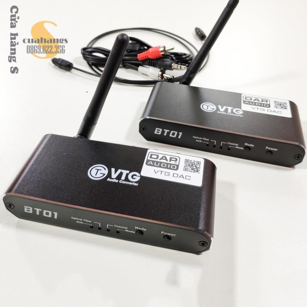 Bộ chuyển đổi optical âm thanh quang học sang AV ra audio VTG có Bluetooth - BH 12 tháng
