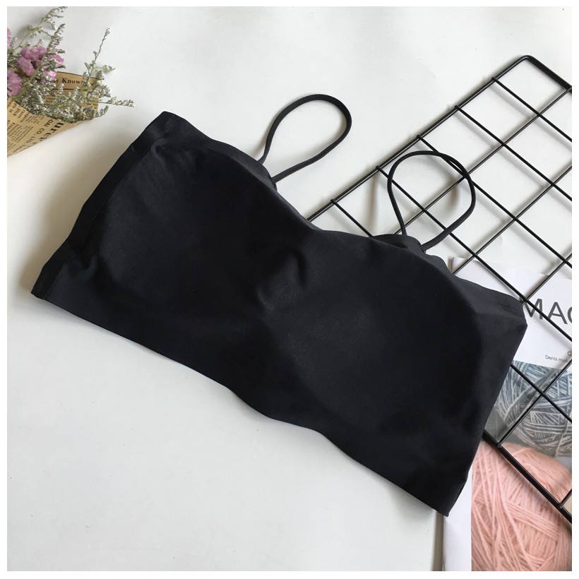 Áo Bra Đúc Su- Trơn Quây 2 Dây  CHẤT MÁT LỊM