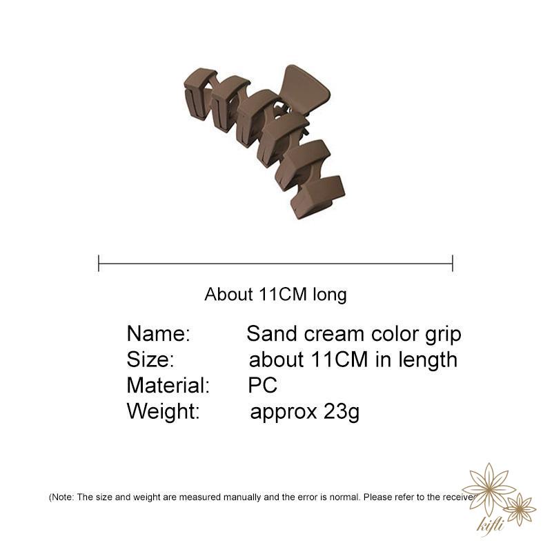 【Kifli】Kẹp tóc càng cua cỡ lớn phong cách Hàn Quốc thanh lịch