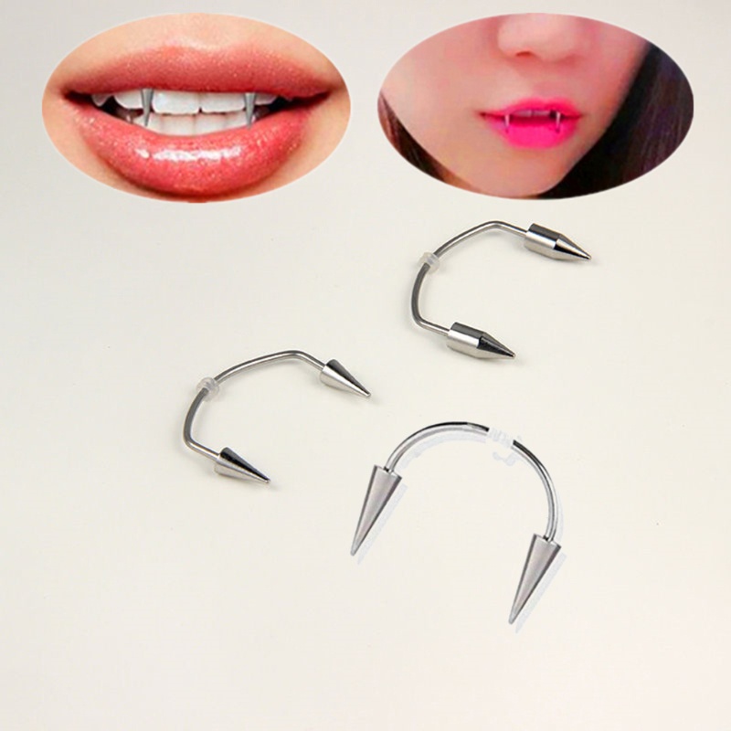 Khuyên Môi Kiểu Dáng Chữ C Thời Trang Cá Tính