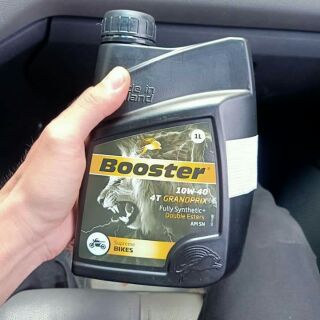 Dầu nhớt Booster - 100% tổng hợp- nhập khẩu Hà Lan TẶNG KÈM Vệ Sinh Buồng Đốt Xtream