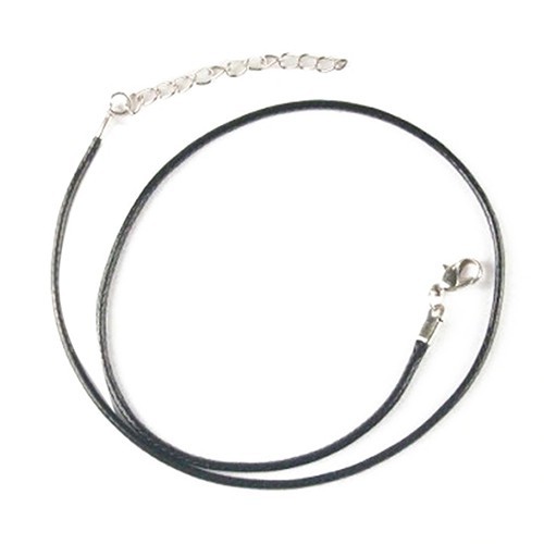 Set 10 Vòng Cổ Choker Dây Da Bện Màu Đen Có Thể Điều Chỉnh Kích Thước
