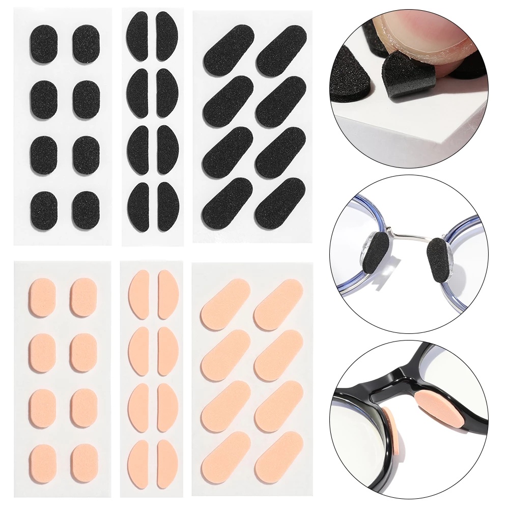 Set 4 Cặp Đệm Mũi Kính / Mắt Bằng Xốp EVA Chống Trượt Thiết Kế Tiện Dụng