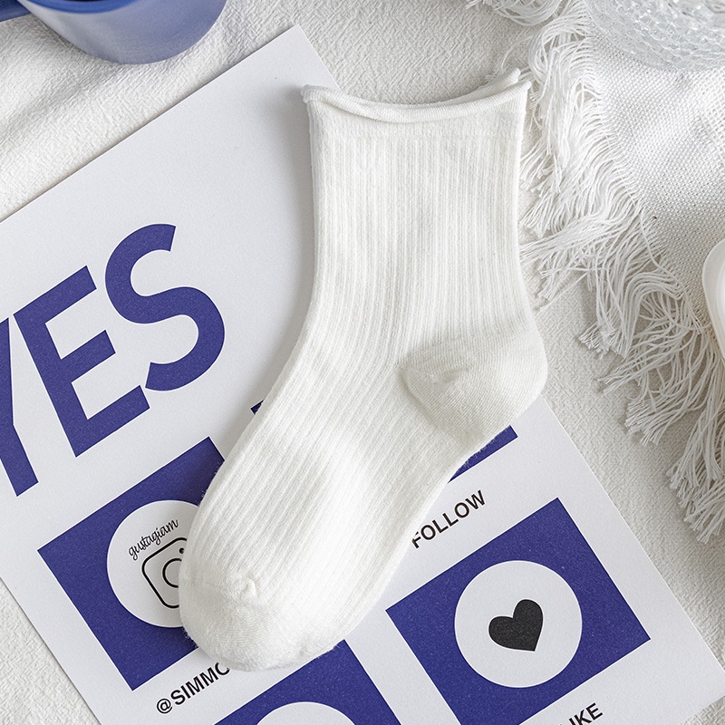 Vớ Cotton Mỏng Phối Ren Thời Trang Mùa Hè Phong Cách Nhật Bản Dành Cho Nữ