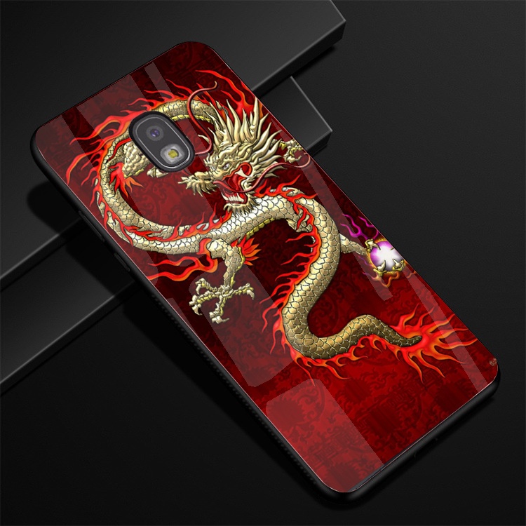 Ốp Lưng Kính SAMSUNG GALAXY J7 PRO Hình in 3D sáng bóng cao cấp