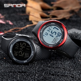 Đồng hồ nam SANDA Thời trang Đồng hồ kỹ thuật số ngoài trời Đồng hồ thể thao Đồng hồ báo thức Đồng hồ chống nước