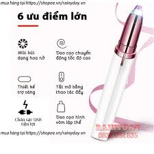 Bút Tỉa Lông Mày Sạc Điện Mini - Máy Tỉa Lông Mày Đa Năng Flawless