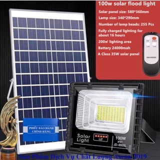 Đèn năng lượng mặt trời THẾ HỆ MỚI chính hãng JINDIAN JD-8800L (100W)-Hàn Quốc, Mẫu đèn được ưa chuộng nhất 2021
